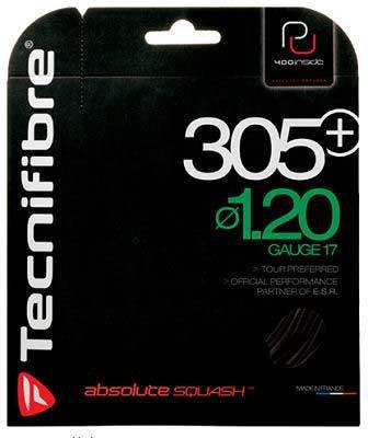 Tecnifibre 305+ plus Squash Strings Black SETS - main image